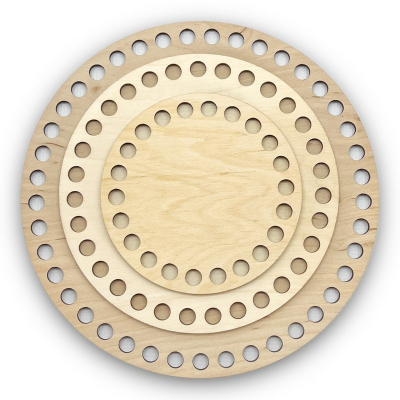 Round bottom for basket
