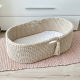 Baby Moses basket without hood, t-shirt yarn