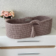 Baby Moses basket without hood, t-shirt yarn