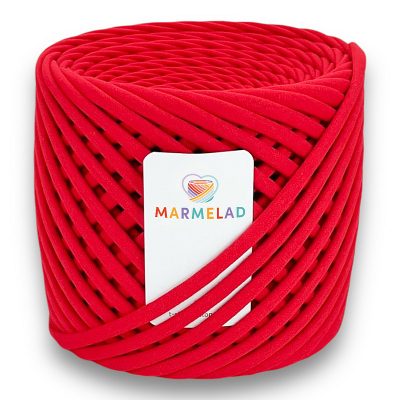 T-shirt yarn 5-7 mm Red