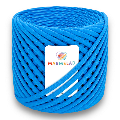 T-shirt yarn 5-7 mm Turquoise