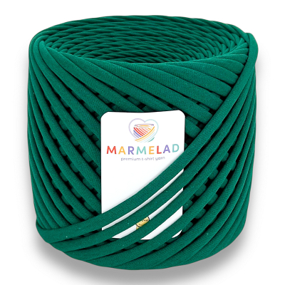 T-shirt yarn 5-7 mm Pine Green