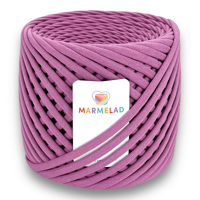 T-shirt yarn 5-7 mm Purple Rose