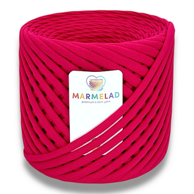 T-shirt yarn 5-7 mm Raspberry