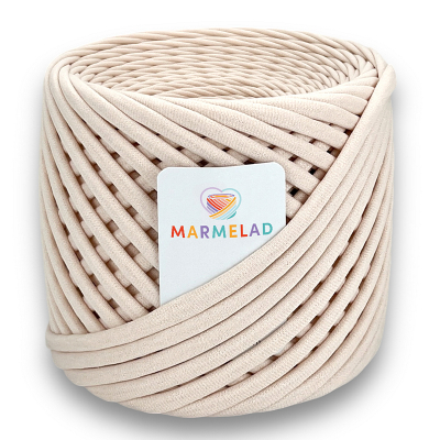 T-shirt yarn 5-7 mm Powder