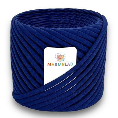 T-shirt yarn 5-7 mm Sapphire