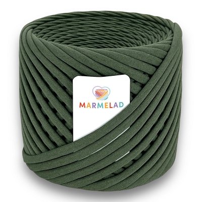 T-shirt yarn 5-7 mm Khaki