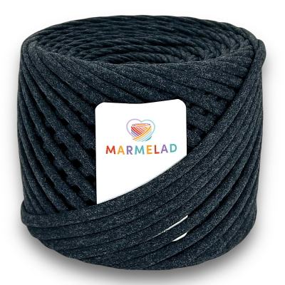 T-shirt yarn 5-7 mm Anthracite