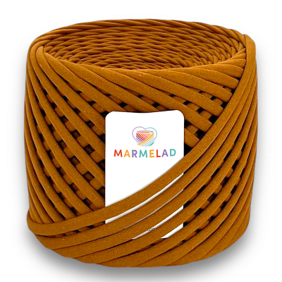 T-shirt yarn 5-7 mm Terracotta