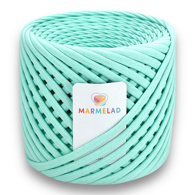 T-shirt yarn 5-7 mm Menthol