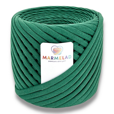 T-shirt yarn 5-7 mm Evergreen