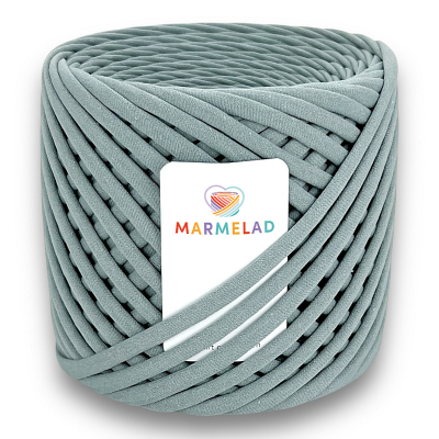 T-shirt yarn 5-7 mm Fog