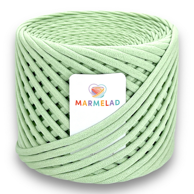 T-shirt yarn 5-7 mm Green Tea