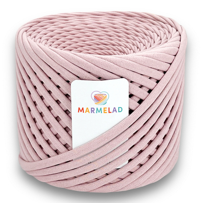 T-shirt yarn 5-7 mm Pink Powder