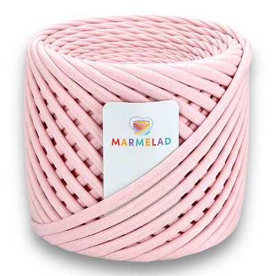 T-shirt yarn 5-7 mm Light Pink
