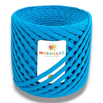 T-shirt yarn 7-9 mm Ocean Teal